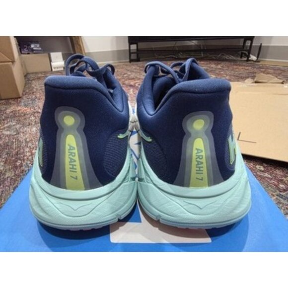 Hoka Arahi 7 - Midnight/Seafoam - No Original Box - Women's Size 9.5/Men's 8.5 - Picture 6 of 8